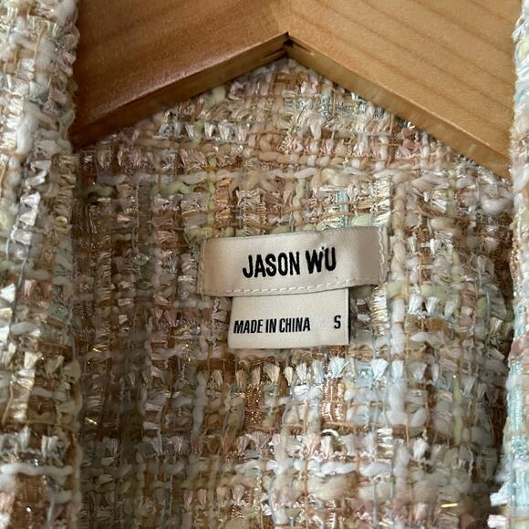 NEW Jason Wu Sparkling Tweed Blazer Coat Dress Size Small - Picture 3 of 8